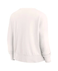 Fanatics Women's Cream Phoenix Suns Close the Game Pullover Sweatshirt