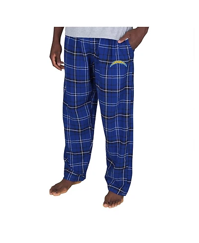 Concepts Sport Men's Royal Los Angeles Chargers Ultimate Plaid Flannel Pants