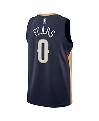 Nike Men's and Women's Jeremiah Fears Navy New Orleans Pelicans Swingman Icon Edition Jersey