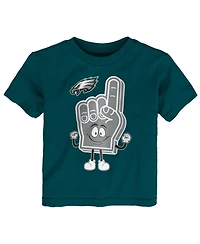 Outerstuff Baby Boys and Girls Midnight Green Philadelphia Eagles Handy Man T-Shirt
