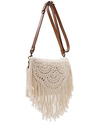 Patricia Nash Cannara Small Crocheted Crossbody Bag