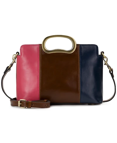Patricia Nash Karine Mini Leather Top Handle Crossbody Handbag