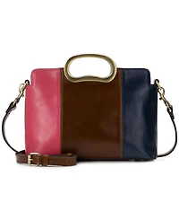 Patricia Nash Karine Mini Leather Top Handle Crossbody Handbag
