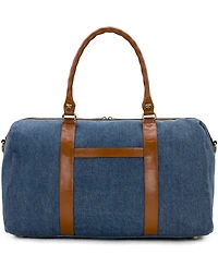 Patricia Nash Milano Extra-Large Denim Weekender Duffel Bag