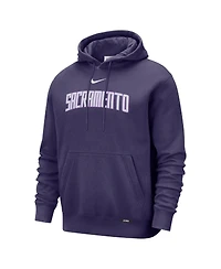 Nike Men's Purple Sacramento Kings 2025/26 City Edition Essential Remix Club Hoodie