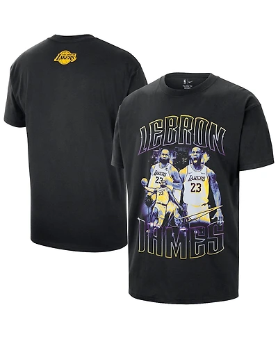 Nike Men's and Women's LeBron James Black Los Angeles Lakers Athlete T-Shirt