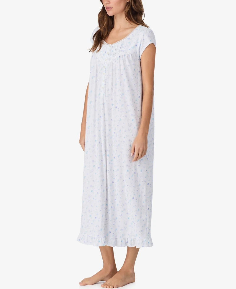 Eileen West Women's Cotton Cap Sleeve Ballet Nightgown