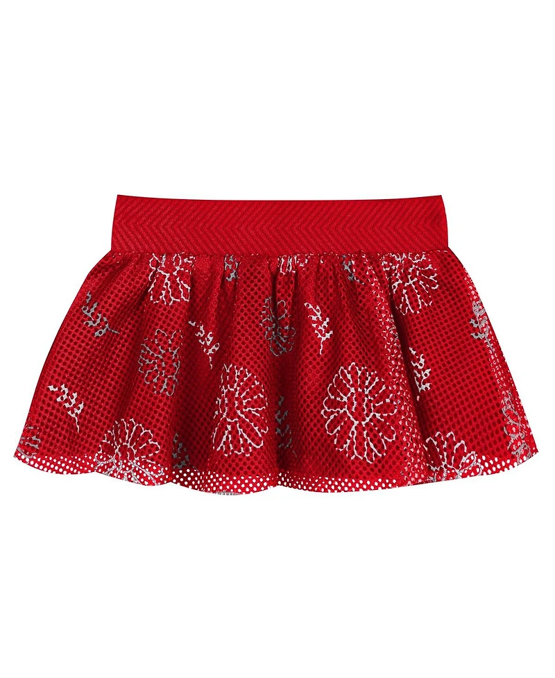 Outerstuff Newborn 3-Piece White/Red Cincinnati Reds Sweet Catcher Bodysuit, Headband and Skirt Set