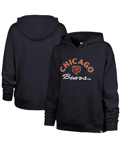 '47 Brand Women's Navy Chicago Bears Whirlwind Naomi Pullover Hoodie