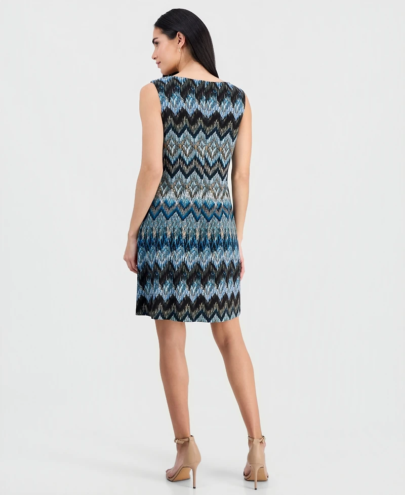 Connected Petite Sleeveless Shift Dress