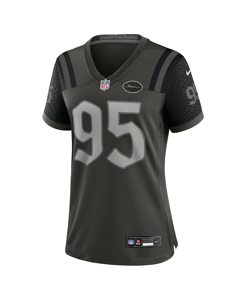 Nike Women's Quinnen Williams Gotham Green New York Jets 2025 Rivalries Collection Game Jersey