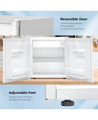 Antarctic Star 1.6 Cu. Ft. Compact Refrigerator with Chiller Compartment