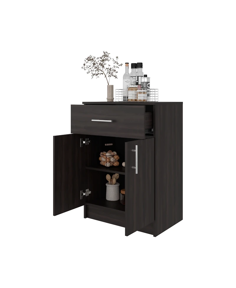 Fm Furniture Cope kitchen Pantry in melamine with 2 doors and 1 drawer