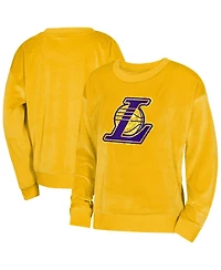 Outerstuff Big Boys and Girls Gold Los Angeles Lakers Step Back Sweatshirt