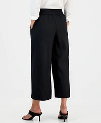 I.n.c. International Concepts Petite Cropped Linen Wide-Leg Pants, Macy's Exclusive
