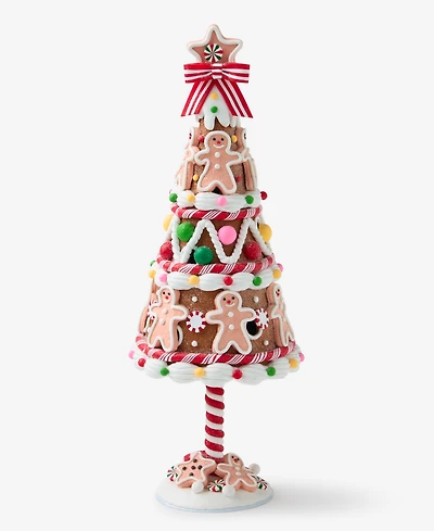 Holiday Lane Gingerbread Tree Tabletop Decor, Macy's Exclusive