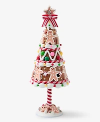 Holiday Lane Gingerbread Tree Tabletop Decor, Macy's Exclusive