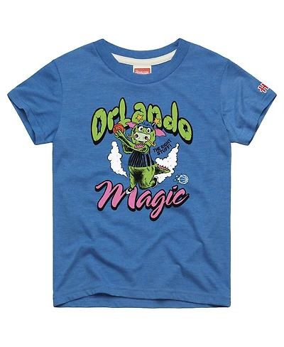 Homage Big Boys and Girls Blue Orlando Magic The Right Stuff Tri-Blend T-Shirt