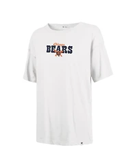 '47 Brand Women's White Chicago Bears Bow Banner Sadie T-Shirt