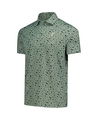 Barstool Golf Men's Green Wm Phoenix Open Printed Polo Shirt