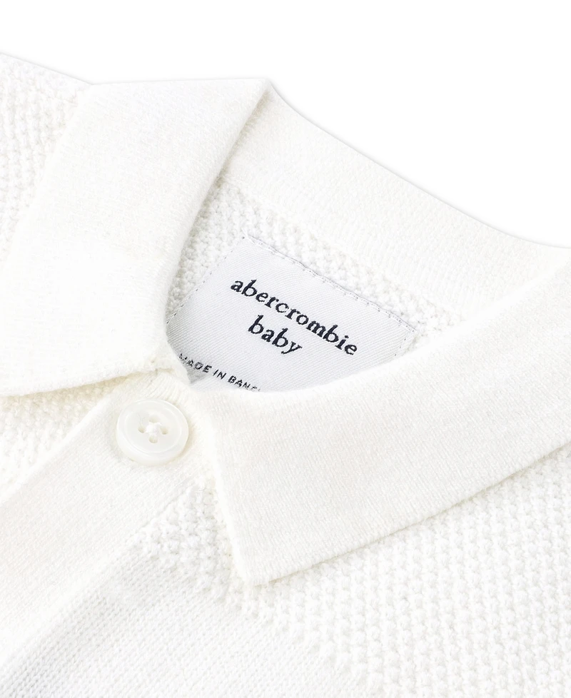 abercrombie kids Boys' Striped Button Through Sweater