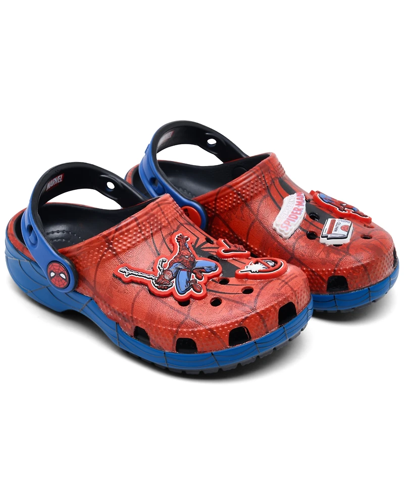 Crocs Little Kids Spider-Man Classic Clogs from Finish Line