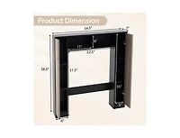 Slickblue Over the Toilet Storage Cabinet with Adjustable Shelves