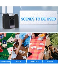 Gse Games & Sports Expert Automatic Card Shuffler, 4-Deck, Ac/Dc Battery-Operated