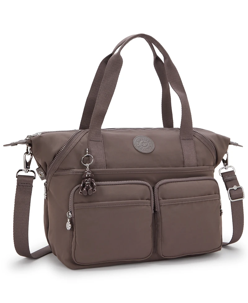 Kipling New Art Duo Pocket Extra-Large Duffel Tote Bag