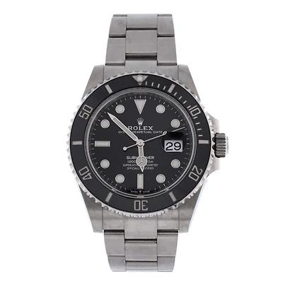 Pre-Owned Rolex Oyster Perpetual Submariner Date Automatic Watch in Stainless Steel and Cerachrom 41mm