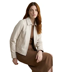 Furniq Uk Women's Leather Jacket