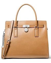 Michael Kors Hamilton Moderne Large Leather Satchel