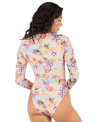 Hurley Women's Scenic Sunset Zip-Front Moderate One-Piece Surf Suit