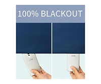 Kate Aurora 2 Piece For Extra Long Windows Grommet Top Blackout Curtain Panels - 95 in. Long