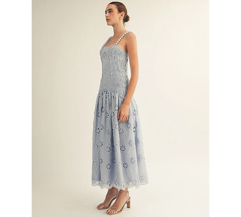 Arose Studio, Inc Women's Square Neck Midi Dress