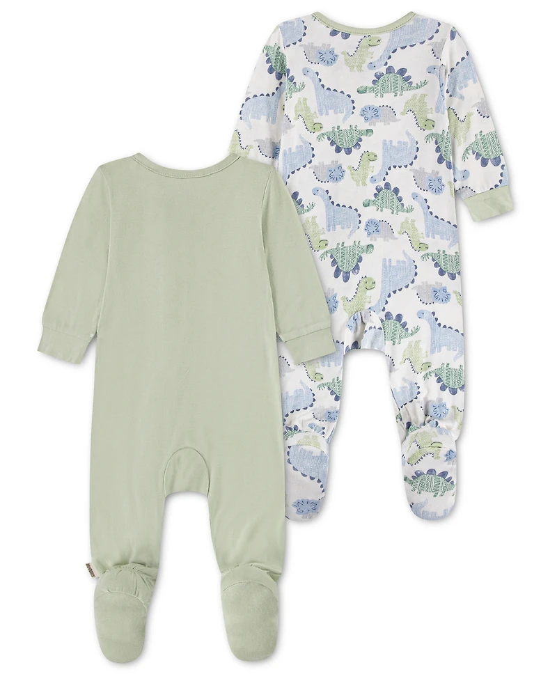 Huggies Baby Boys' Crewneck Coverall, 2-Pack Set