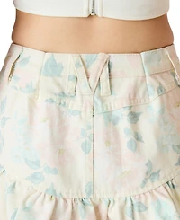 Steve Madden Women's Lillyanne Floral Printed Skirt