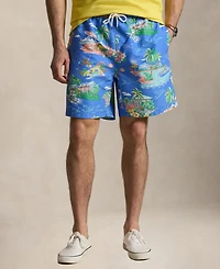 Polo Ralph Lauren Men's Big & Tall Traveler Classic Bear Swim Trunk