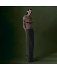 Leem Women's Cape Detail Fitted Sweater