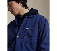 Polo Ralph Lauren Men's Straight Collar Long-Sleeve Overshirt