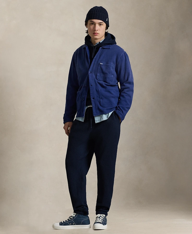 Polo Ralph Lauren Men's Straight Collar Long-Sleeve Overshirt