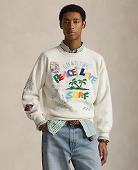 Polo Ralph Lauren Men's Peace Love Surf Graphic Sweatshirt
