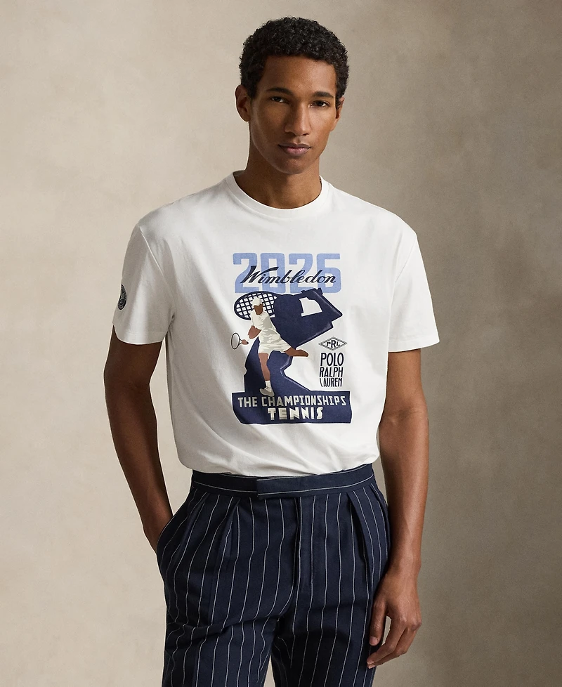 Polo Ralph Lauren Men's Wimbledon Logo Short-Sleeve T-Shirt
