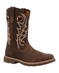 Georgia Boot Men's Core 37 11" Steel Toe Western Pull-On Work
