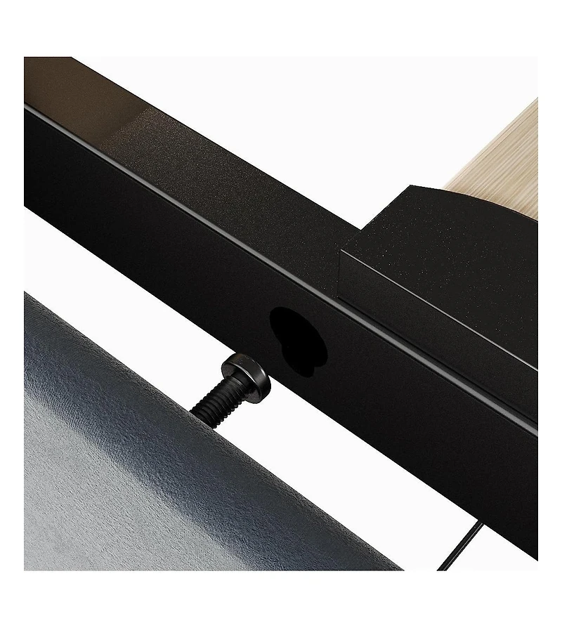 gaomon full upholstered led headboard storage bed frame