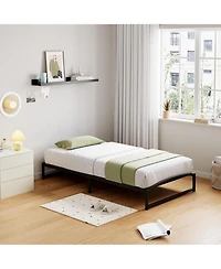 gaomon Metal Bed Frame,Platform Frame with Arch Design,10" Heavy Duty Strong Support Slats,Sturdy Mattress Foundation,Easy Assembly