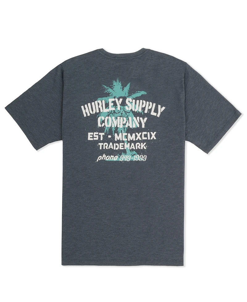 Hurley Men's Shape Shack Slub Short-Sleeve T-Shirt