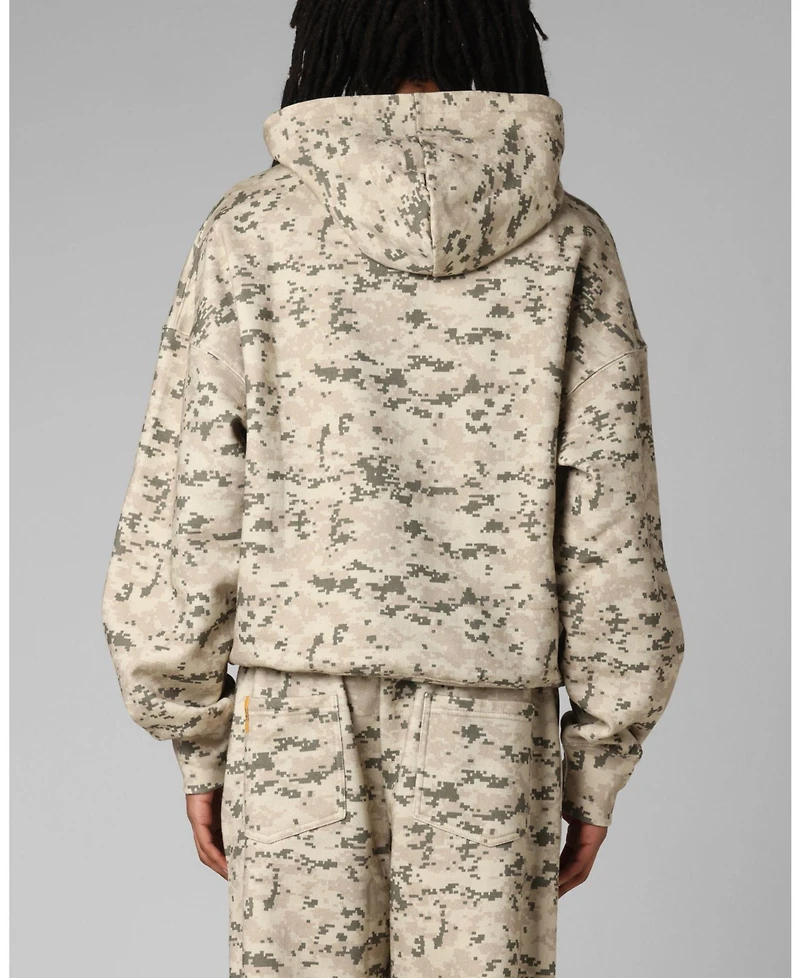 Loiter Men's Hybrid Premium Hoodie - Digi Camo