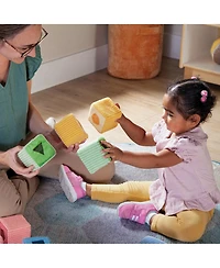 Kaplan Early Learning Soft Shape and Color Blocks - Set of 12