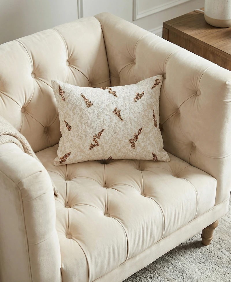 Rizzy Home Laura Chenille Decorative Pillow, 14" x 20"